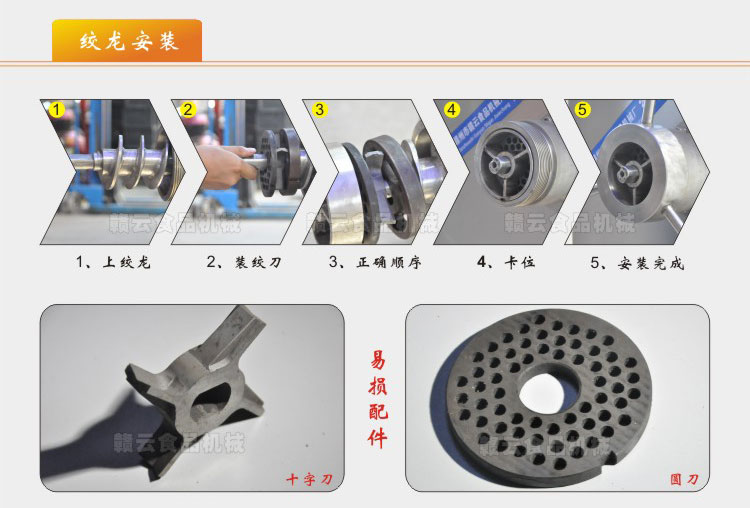 120型凍肉絞肉機9